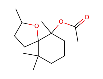 2,6,10,10-tetramethyl-1-oxa-spiro[4.5]dec-6-yl acetate